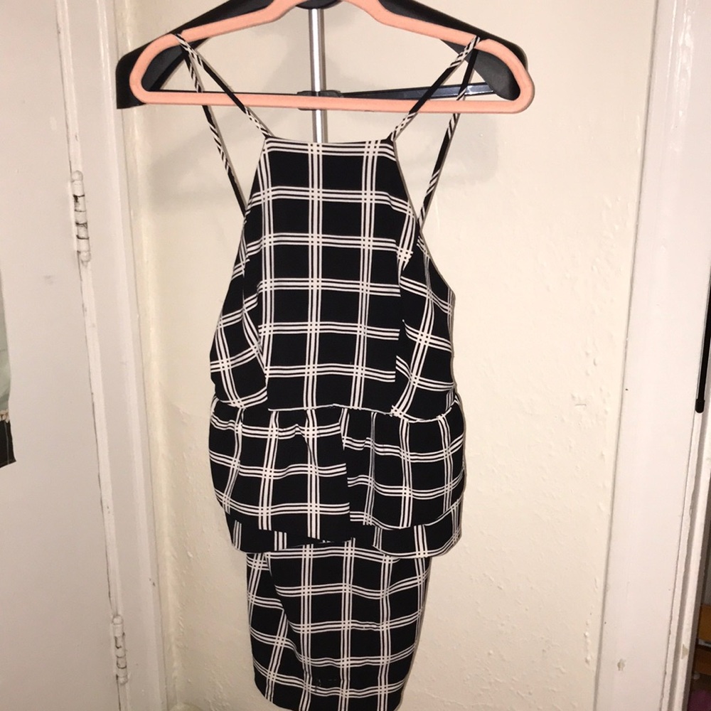 Charlotte Russe Striped Ruffle Dress.